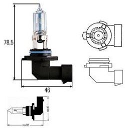 Крушка HELLA HB3 12V 60W P20d HE 8GH005635-121