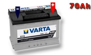 Акумулатор (десен плюс) 70 Ah. E13 BLACK dynamic VT 570409BL