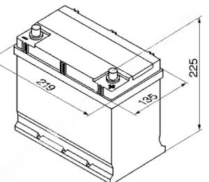 Акумулатор (десен плюс) 45 Ah. BOSCH S3 BO 0092S30160