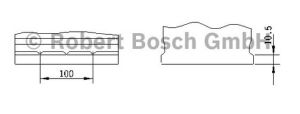 Акумулатор (десен плюс) 70 Ah. BOSCH SILVER S4 BO 0092S40260