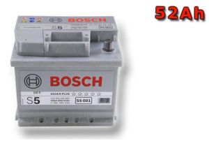 Акумулатор (десен плюс) 52 Ah. BOSCH SILVER BO 0092S50010