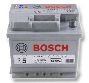 Акумулатор (десен плюс) 52 Ah. BOSCH SILVER BO 0092S50010