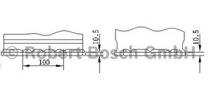 Акумулатор (десен плюс) 52 Ah. BOSCH SILVER BO 0092S50010