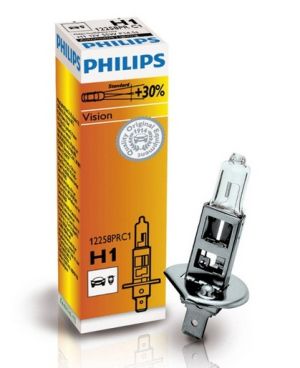 Крушка H1 12V 55W P14.5S PREMIUM +30% светлина PHILIPS PH 12258PR/1