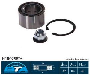 Лагер предна главина к-т OPEL MOVANO (J9) [07/98-] BTA H1R025BTA