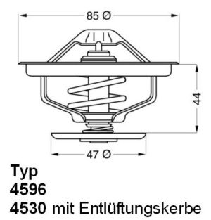 Термостат RENAULT TRUCKS WAHLER WA4596.83