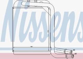 Радиатор парно (+/AC) (213x190x32 ) VW TRANSPORTER V [04/03-] NISSENS NIS 73976 