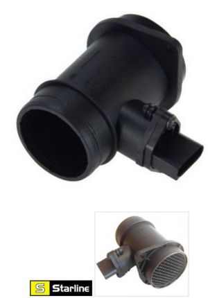 Дебитомер (5 пина) AUDI A4, A6; VW CADDY II, LT 28-35 II, LT 28-46 II, PASSAT, POLO 1.9D/1.9DH/2.5D (01.95-07.06) Starline VV 007 !!! РАЗПРОДАЖБА !!! 