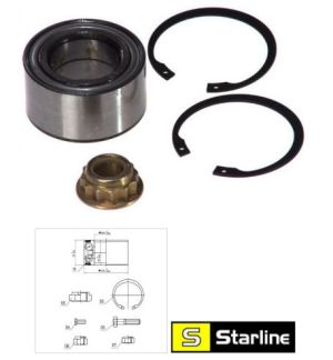 Лагер предна главина к-т (40/72,1/37mm) VW PASSAT [03/96-08/96] Starline LO 01491 !!! РАЗПРОДАЖБА !!! 