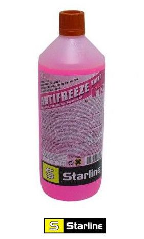 антифриз червен концентрат (G12) 1 литър Starline NA K12-1