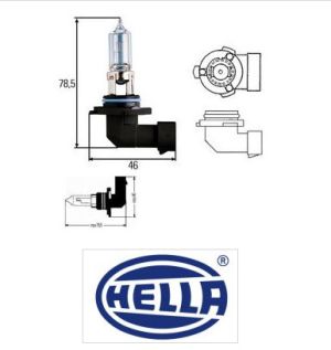 Крушка HELLA HB3 12V 60W P20d HE 8GH005635-121