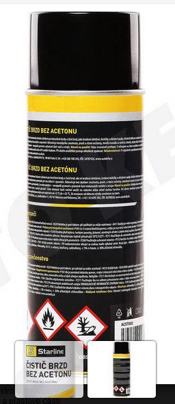 Спрей почистващ за спирачки без ацетон (300ml) Starline ACST002