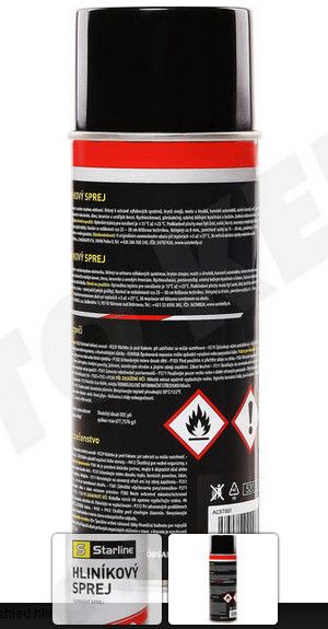Спрей защитен алуминиев Starline ACST007