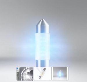 Крушка интериорна LED OSRAM C5W 12V SV8,5-8 (31mm) Standard OS 6431CW-01B