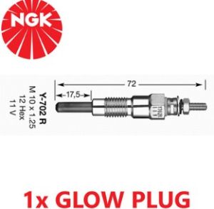 Подгревна свещ (KUBOTA) NGK Y-702R 1065