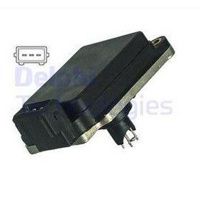 Дебитомер без корпус (3 пина) VAG 1.6/1.8/2.0 [02/90-03/10] DELPHI DF AF10238-12B1