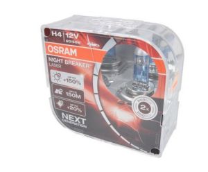 Крушки 2бр. к-т  H4 60/55W/12V   (+150% ) NIGHT BREAKER LASER OSRAM 64193NL-HCB