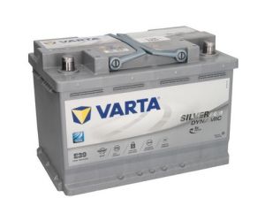 Акумулатор (десен плюс)  12V 70Ah/760A START&STOP AGM (R+ standard terminal) 278x175x190 B13 VARTA VA570901076