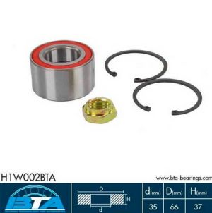 Лагер предна главина (35/66/37mm) к-т SEAT AROSA; VW GOLF II, JETTA II, LUPO, POLO 1.0-1.9D (08.83-07.05)    BTA H1W002BTA