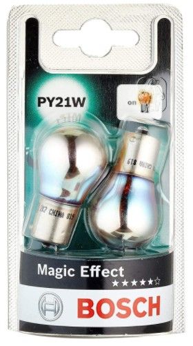 Крушки мигач 2бр. к-т (блистер) Magic Effect PY21W 12V 21W BAU15s BOSCH BO 1 987 301 025