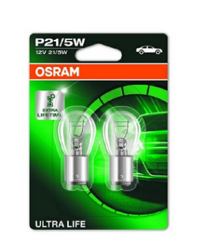 Крушка стоп и габарит 2бр. блистер P21/5W 12V 21/5W BAY15D cokołowa Ultra Life OSRAM OSR7528 ULT-02B/EA