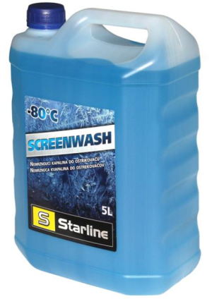 Тeчност за чистачки зимна 5 литра (-80°C) STARLINE NA SW80-5