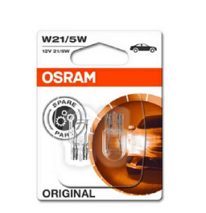 Крушки 2бр. к-т (блистер) W21/5W, 12V, 21/5W, тип фасунга: W3X16Q Standard  OSRAM OSR7515-02B/EA