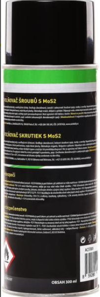 Спрей за гайки (жълт) 300ml Starline ACST001