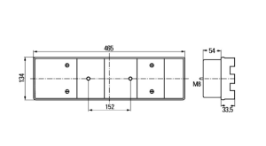 Стоп десен MERCEDES VARIO, VARIO (B667, B670, B668) 09.96- ] HELLA HE 2VP008 204-081