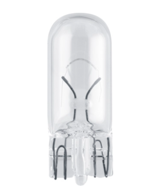 Крушка, мигач 2 бр. к-т W5W, 12V, 5W, тип фасунга: W2,1X9,5D, линия: Long Life EcoVision, PHI 12961LLECO/B2
