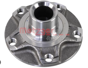 Главина предна без лагер AUDI A6 C6, A8 D2, A8 D3, R8; VW PHAETON 2.0-6.0 (03.94-03.16) METZGER N1095