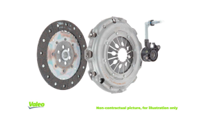Съединител 3 части  к-т FORD FIESTA V, FUSION; MAZDA 2 1.4D/1.6 (11.01-12.12) VALEO VAL834092