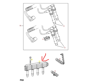 запалителна бобина FIAT STILO; OPEL ASTRA G, ASTRA G/KOMBI, ASTRA H, COMBO TOUR, COMBO/MINIVAN, CORSA C, MERIVA A, VECTRA B, VECTRA C, VECTRA C GTS, ZAFIRA A, ZAFIRA B 1.3-1.8 (10.90-)HITACHI HI 2503809